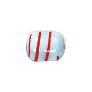 Feathered and Striped small   medium Furnace Glass Beads 15348