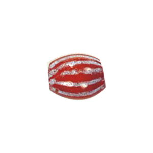 Feathered and Striped small   medium Furnace Glass Beads 15371
