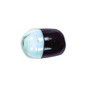 Feathered and Striped small   medium Furnace Glass Beads 15380