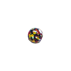Printed and Striped small   medium Furnace Glass Beads 15385