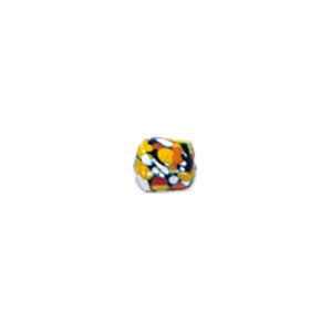 Printed and Striped small   medium Furnace Glass Beads 15387