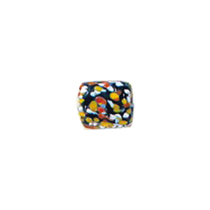 Printed and Striped small   medium Furnace Glass Beads 15394