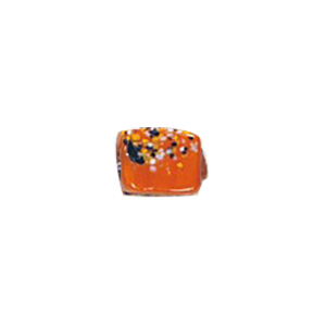 Printed and Striped small   medium Furnace Glass Beads 15403