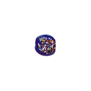 Printed and Striped small   medium Furnace Glass Beads 15404
