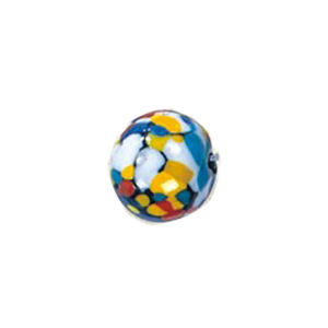 Printed and Striped small   medium Furnace Glass Beads 15413