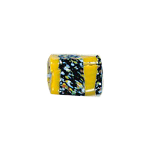 Printed and Striped small   medium Furnace Glass Beads 15423