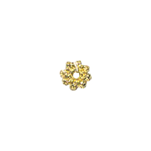 Zinc Alloy casted beads Gold plated 13609