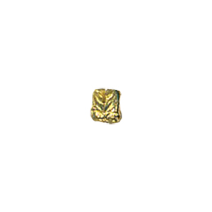 Zinc Alloy casted beads Gold plated 13619