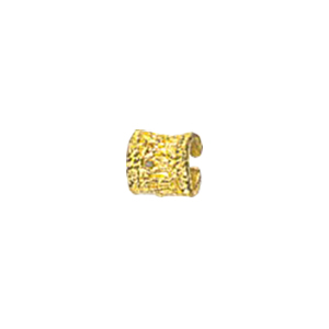 Zinc Alloy casted beads Gold plated 13642