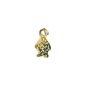 Zinc Alloy casted beads Gold plated 13646
