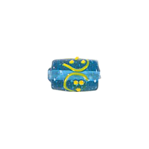 Stringer Lampworked Tube Glass Beads 13656