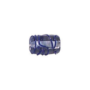 Stringer Lampworked Tube Glass Beads 13658