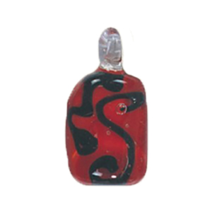 Silver foiled Glass Pendants 15469