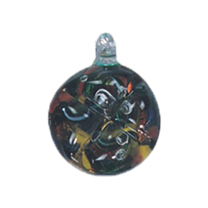 Silver foiled Glass Pendants 15470