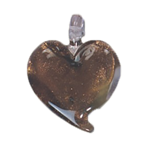 Silver foiled Glass Pendants 15473