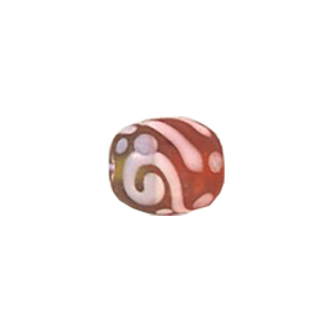 Stringer Lampworked Tube Glass Beads 13688