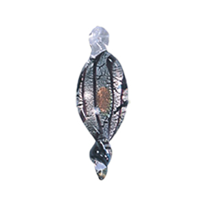 Silver foiled Glass Pendants 15509