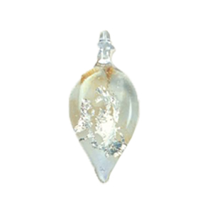 Silver foiled Glass Pendants 15521
