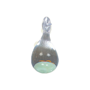 Silver foiled Glass Pendants 15522