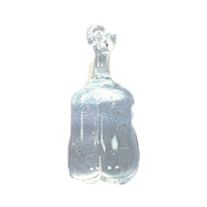 Silver foiled Glass Pendants 15527