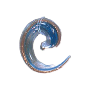 Silver foiled Glass Pendants 15551