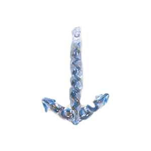 Silver foiled Glass Pendants 15554