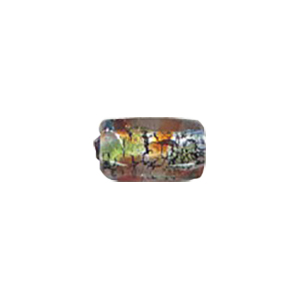 Lampworked Silver foiled Glass Beads 13781
