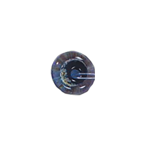 Lampworked Silver foiled Glass Beads 13786