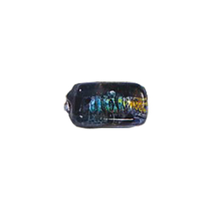 Lampworked Silver foiled Glass Beads 13788