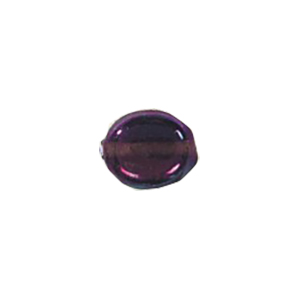 Iridescent Metallic finish Pressed Glass Beads 13797