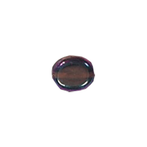Iridescent Metallic finish Pressed Glass Beads 13799