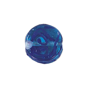 Stringer and Dotted Lampworked flat Round Glass Beads 13852