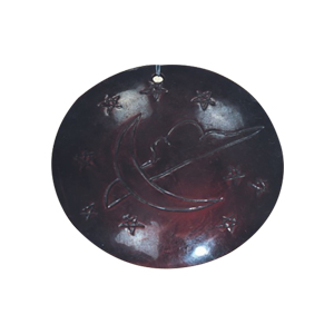 Resin casted and carved Pendants 15664