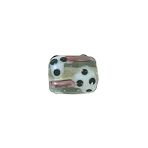Stringer Lampworked Tube Glass Beads 13902