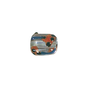 Stringer Lampworked Tube Glass Beads 13906