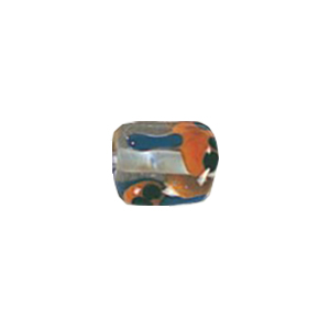 Stringer Lampworked Tube Glass Beads 13910