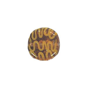 Stringer and Dotted Lampworked flat Round Glass Beads 13984