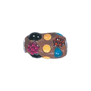Decorated or Embellished Clay Beads 15726