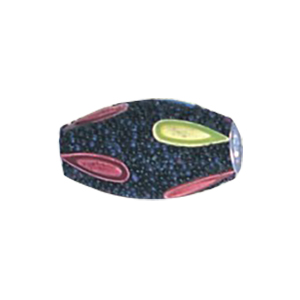 Decorated or Embellished Clay Beads 15731