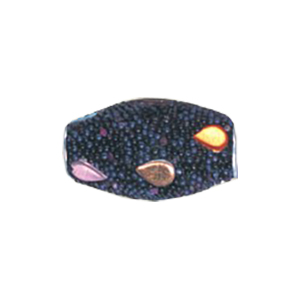 Decorated or Embellished Clay Beads 15733