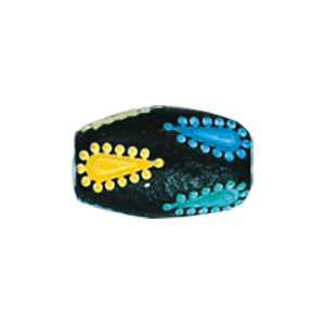 Decorated or Embellished Clay Beads 15734