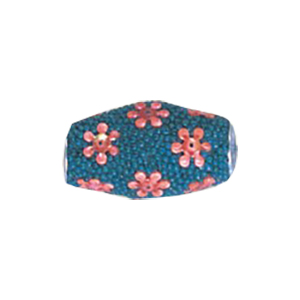 Decorated or Embellished Clay Beads 15739