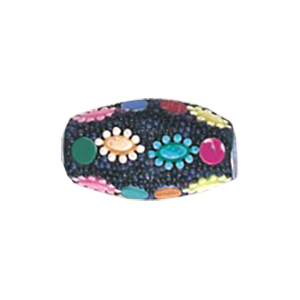 Decorated or Embellished Clay Beads 15745