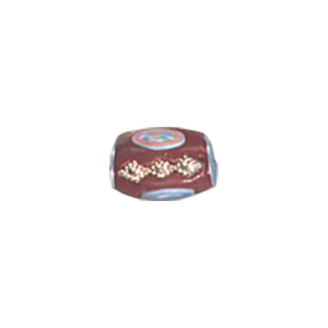Decorated or Embellished Clay Beads 16010