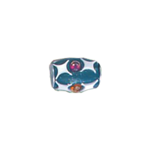 Decorated or Embellished Clay Beads 16013