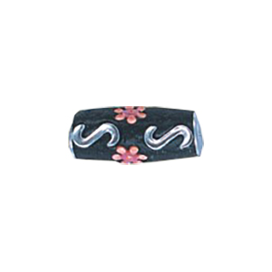 Decorated or Embellished Clay Beads 15900