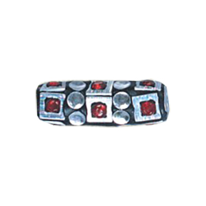 Decorated or Embellished Clay Beads 15917