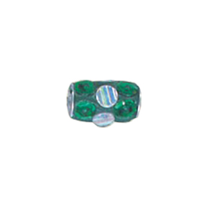Decorated or Embellished Clay Beads 16020