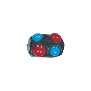 Decorated or Embellished Clay Beads 16036