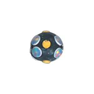 Decorated or Embellished Clay Beads 15954